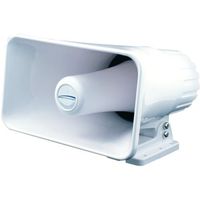 NEWMAR NMR-PA-30/20 / Waterproof Deck Horn w/20/30 Watts, MFG# PA30/20, 20 Watts nominal, 30 Watts peak, 8"W x 4.75"H x 9.2"L; 4" x 2.3" base.8 Ohm.