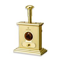 Cigar Cutter Luxury Stainless Steel Table Top Cigar Guillotine Cigar Scissor Thanksgiving Day Idea to Husband Father (Color : Gold)