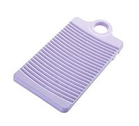 Plastic Washboard Non-Slip Washboard Laundry Washboard Travel Washboard Purple #01