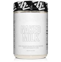 Naked Milk - 1LB 100% Organic Milk Protein Concentrate from US Farms – Whey and Casein - GMO Free, Preservative Free - Enhance Muscle Growth - Promote Maximum Recovery - 15 Servings
