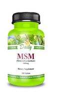 Daily Nutrition | MSM | 1000 mg pharmaceutical grade organic methylsulfonylmethane | Joint Health Support