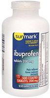 sunmark - Pain Relief - 200 mg Strength - Coated Tablet - 500 per Bottle - MCK
