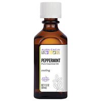 Aura Cacia 100% Pure Peppermint Essential Oil | GC/MS Tested for Purity | 60 ml (2 fl. oz.) | Mentha piperita