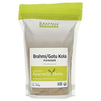 Banyan Botanicals Brahmi/Gotu Kola Powder, 1 Pound - USDA Organic - Centella asiatica - Ayurvedic Herb for The Brain & Nervous System