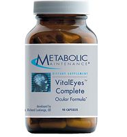 Metabolic Maintenance Vital Eyes Complete - Ocular Support Multivitamin with Lutein + Zeaxanthin (90 Capsules)