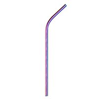 YunZyun 1Pcs Reusable Straws Stainless Steel Straws Your Nice Beverage Companion (K)