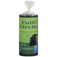 Full Circle - Strong Large Trash Bags - Garbage Bags Multipurpose 33 Gallon | 30 Count