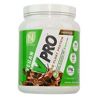 NutraKey V-Pro, Raw Plant Based Protein Powder with 23g of Protein, (Chocolate) 1-Pound