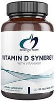 Designs for Health Vitamin D Synergy - 2000 IU D3 with Vitamin K1 (120 Capsules)