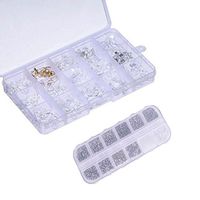Baitaihem Eyeglass Repair Kit,1100 Pcs Assorted Tiny Screws Nut Washer and 150 Pairs Eyeglass Nose Pads Set for Sunglass Eyeglass Repair