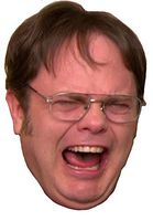 HZ Graphics Upset Dwight Vinyl Decal Wall Laptop Bumper Sticker 5"