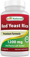 Best Naturals Red Yeast Rice 1200 Mg Tablet for Healthy Cholesterol Level, 60 Count