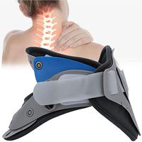 Qiterr Neck Support Brace, Breathable Correction Cervical Collar Traction Cervical Spine Massager