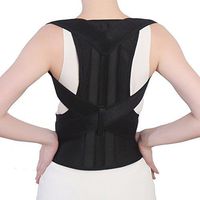 Udoarts Back Posture Corrector Clavicle and Shoulder Brace (Waist/Belly 39" - 43", X-Large, Black)