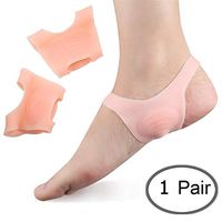 O-Type Leg Orthopedic Bandage, Foot Valgus Correction Insole Non-Slip Shock Absorption Arch Support Plantar Fasciitis Pain Relief Wearable Heel Cushion Sleeves (Skin)