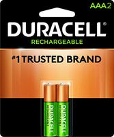 Duracell - Rechargeable AA Batteries - long lasting, all-purpose Double A battery for household and business - 4 count