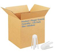 Finger Guards. Case of 120 Plastic Finger Guards for Professionals and Patients. Medium Size. for Fingers and Toes. Full Length. Disposable Medical Supplies.