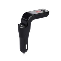 Bluetooth FM Transmitter for Car, Sandistore Bluetooth Car Adapter, Wireless Bluetooth Handsfree Car Kit FM Transmitter MP3 Player USB Charger & AUX Set (Black)