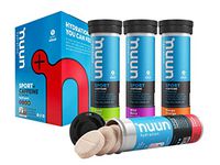 New Nuun Energy: Hydrating Electrolyte Tablets, Mixed Flavors, 8 Tubes