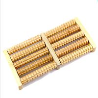 YANYAN Double Foot Massage Roller Wooden Health Preservation Plantar Fasciitis Relieves The Pressure and The Muscle Pain Stimulates The Acupoint Health Care Appliance