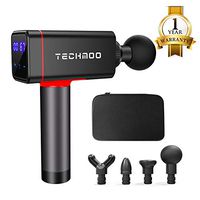 Massage Gun Deep Muscle Fascia Tissue Massage Gun Portable Massage Gun Quietes Device with Carrying-Professional-Massager-Athletes-Strength for Activities Lovers Professional Muscle Relieves Black