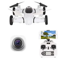 FPV Drone with Camera 720P RC Quadcopter WiFi APP Control Gravity Sensor Bonus Battery Flying RC Car Air-Ground 2 in 1