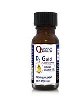 Quantum D3 Gold, 572 Servings - A Rich, Live Source of Natural Vitamin D3 with No Undesirable Tagalongs - Targeted Immune and Cardiovascular Support