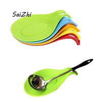 Fiesta Silicone Insulation Spoon Heat Resistant Placemat Drink Glass Coaster Tray Spoon Pad Eat Mat Pot Holder Kitchen Accessories A818: Random