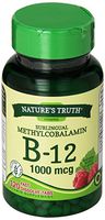 Nature's Truth Vitamin B-12 1000 Mcg Methylcobalamin, Fast Dissolve Tabs, Natural Berry Flavor, 120 Count (Pack of 3)