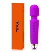 YINGE Mini Wand Massager for Women/Man with Powerful Vibrating Small Cordless Handheld Personal Waterproof Deep Tissue Therapeutic Massage Body Neck Foot …