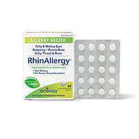 Boiron Rhinallergy Homeopathic Medicine for Allergy Relief, 60 Count