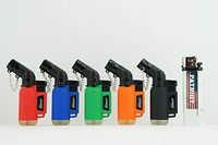 Bundle 6 Items - 5X Linse Refillable Single Torch Lighters with Patriot Disposable Lighter6