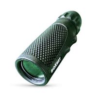 Authentic Roxant Viper 10x25 Pocket Scope with Rubber Armor "Snake-Grip" + Molded Finger Grip | Weatherproof, Shockproof, Dust Proof. Includes, Case & Wrist Strap, Cleaning Cloth + Lifetime Support