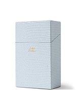 Hard Box Full Pack Cigarette Case/King Size 84mm/Hand Made in Korea/Leather Paper Case and Pattern Printed Case (Light Grey)