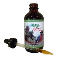 Maca Magic Express Energy Maca Extract Drink Supplement in Glass Bottle with Glass Dropper (4 fl oz)