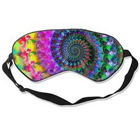 SLEEPAWD Psychedelic Sleep Mask, Sleeping Eye Night Mask with Breathable Eye Cover Eyeshade for Men/Women/Kids Soft and Adjustable Strap Plane Travel Nap Blindfold