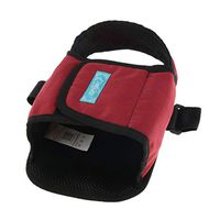 dailymall Antislip Wheelchair Footrest Cushion Foot Pedal Strap Adjustable Safety Shoe - Red