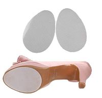 Ewanda store 5 Pairs Anti Slip Non Skid Shoe Pads Shoes Grip Rubber Adhesive Sole Protector Grips Nonslip Cushion Stickers(Clear Rhombus Shape)