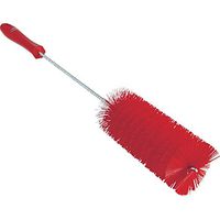 Vikan 53704 Soft Tube Brush, Polyester, 2-25/64" x 20" OAL, Red