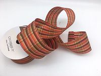 Celebrate IT- Christmas-Orange Multi Color Ribbon 2.5 in x 50ft