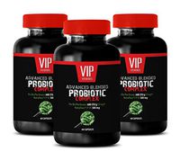 Natural Digestive Supplements - PROBIOTIC Complex - Advanced Blended - probiotics Supplements for Men - 3 Bottles 180 Capsules