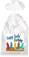 Surfboard Happy Surfin' Birthday Party Favor Bags with Ties - 12pack
