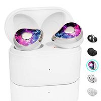 100% Mini Wireless Earbuds Latest Bluetooth 5.0 Mini in Ear Headphones 3D Stereo Sound 10H Play Time SweatProof Sports Earphones Headset, Built in Microphone & Dual Speakers (Stars)