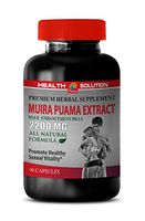 libido Aphrodisiac - Muira PUAMA Extract - Male Enhancement Pills - Muira puama bark - 1 Bottle (90 Capsules)