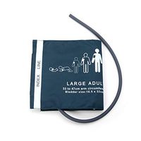 Huapa Pressure Single Tube Cuff Neonatal/Infant/Child/Adult/Veterinary Blood Pressure Cuff for Patient Monitor Pressure Cuff(Oversized Adult)