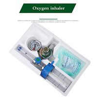 LINKALO Pressure Regulators O2 Medical Oxygen Meter Medical Pressure reducing Valve Oxygen Inhaler +Tube