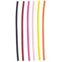 Simple Modern Reusable Plastic Straws - Fits Through Classic, Voyager, Scout and Cruiser Lids - 6 Pack - Assortment 3