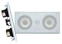 Pyle PDIWCS56 In-Wall / In-Ceiling Dual 5.25-Inch Center Channel Sound System, 2-Way, Flush Mount, White, Single Unit
