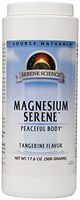 Source Naturals Serene Science Magnesium Serene Tangerince Flavored, Peaceful Body, 17.6 Ounces