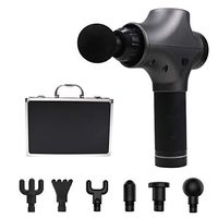 WonderTech Massage Gun, Ultra-Quiet 20 Speeds Level Deep Tissue Percussion Muscle Massager for Pain Relief, Handheld Electric Body Massager Sports Drill Portable Motor